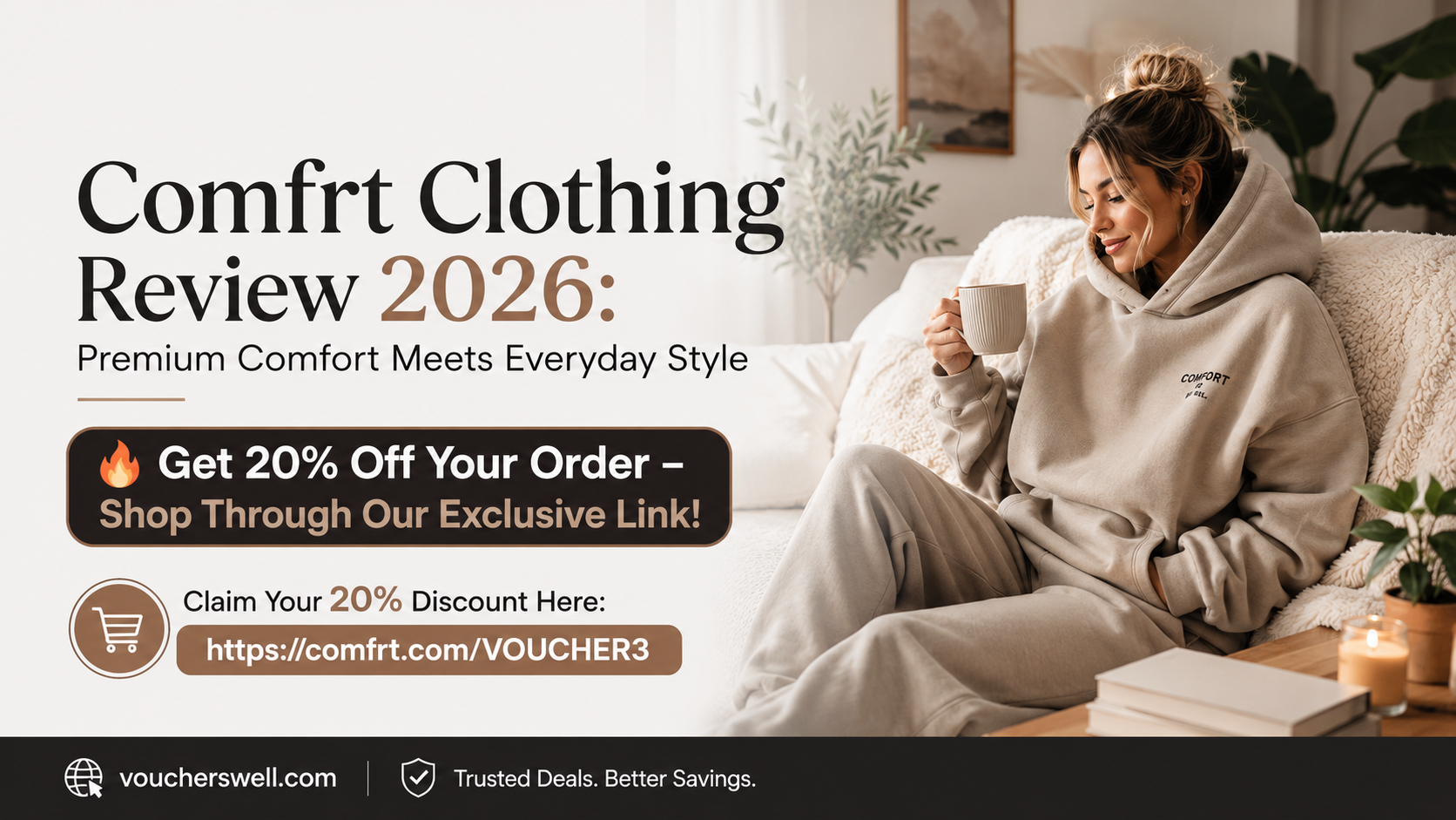 Comfrt Coupon Code 2026: Save 20% on Weighted Hoodies