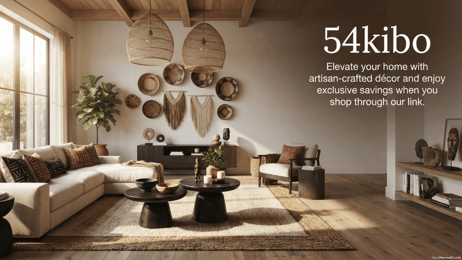 54kibo Coupon Code 2026: Save on Luxury African Home Decor