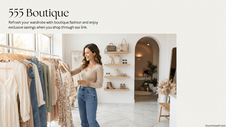 555 Boutique Coupon Code 2026: Save on Contemporary Chic Fashion