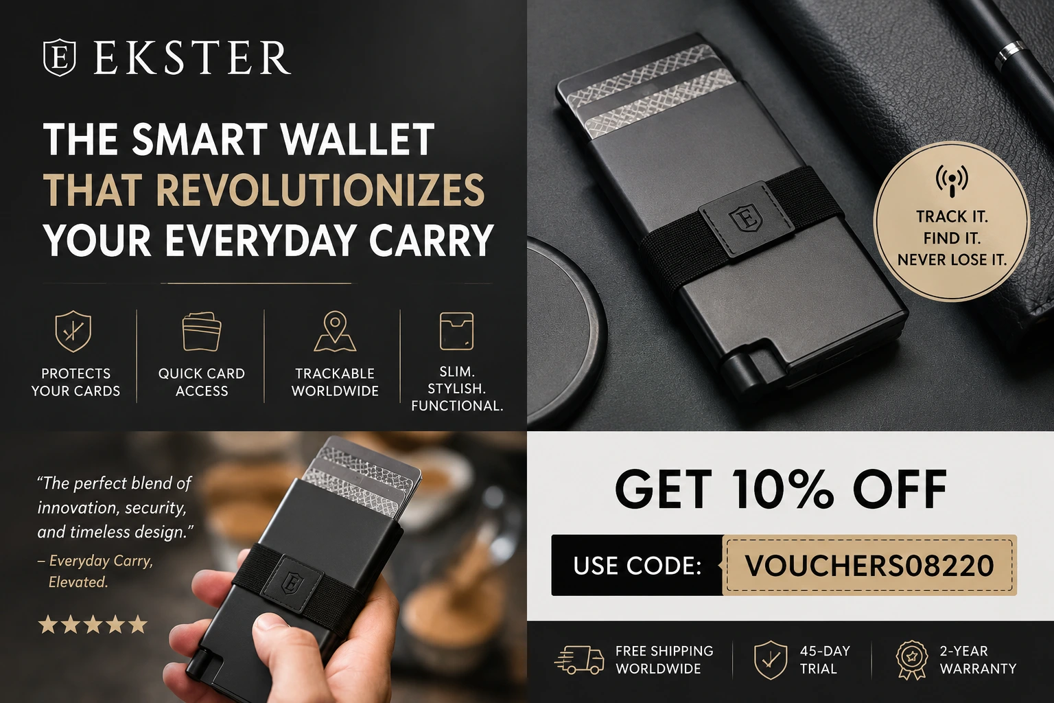 Ekster Smart Wallet 2026: Trackable, RFID-Blocking & Slim Design