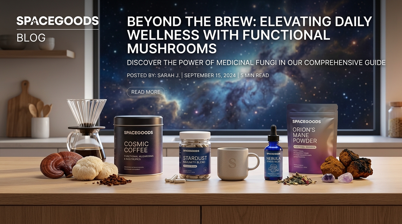 Spacegoods Review – 35% Off Discount Code | Mushroom Coffee Alternative